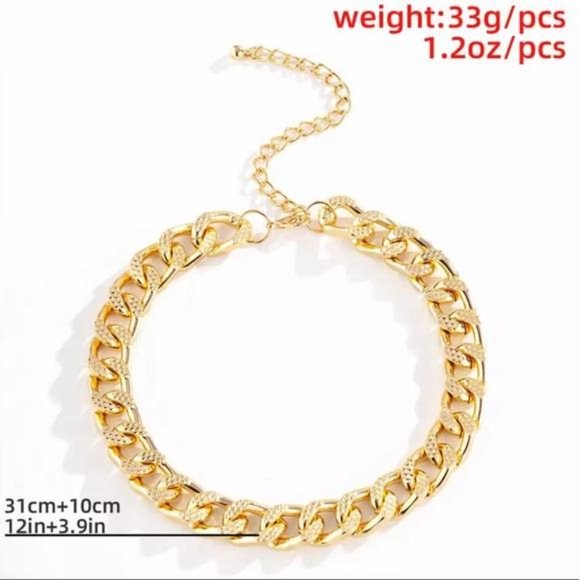 NEW 18K GOLD CUBAN CHAIN NECKLACE - Picture 3 of 6
